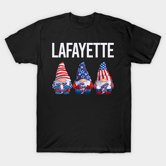 Happy USA Lafayette T-Shirt by flaskoverhand